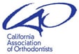California Association of Orthodontists logo.