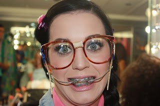 Katy Perry in braces