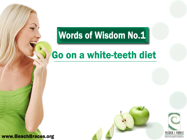 a white-teeth diet