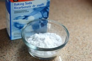 baking soda in bowl