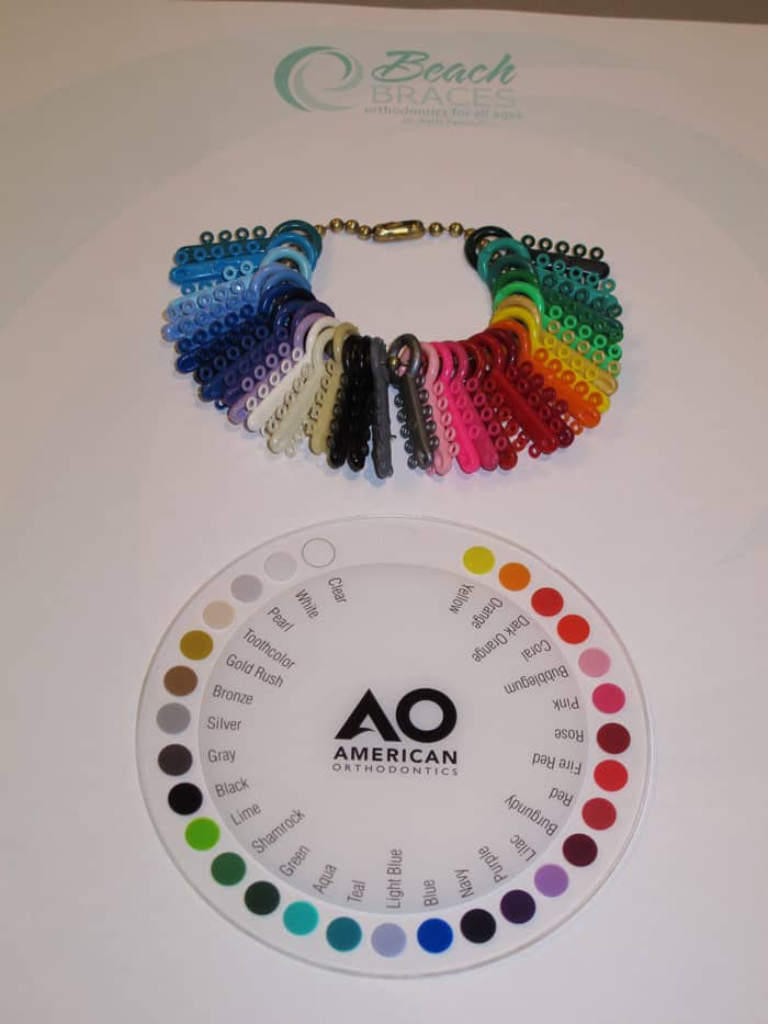 beachbraces orthodontics - fun colors for braces