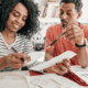 couple doing tax planning