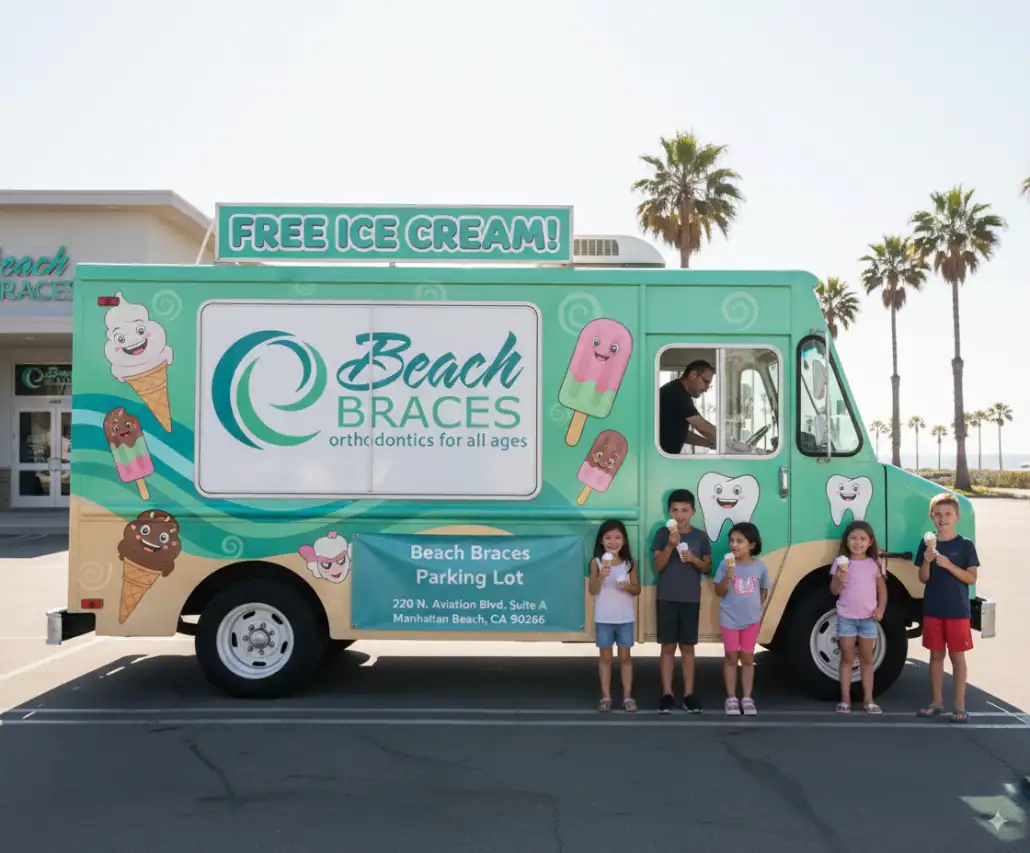 Beach Braces Manhattan Beach Ice Cream Truck September 22, 2025