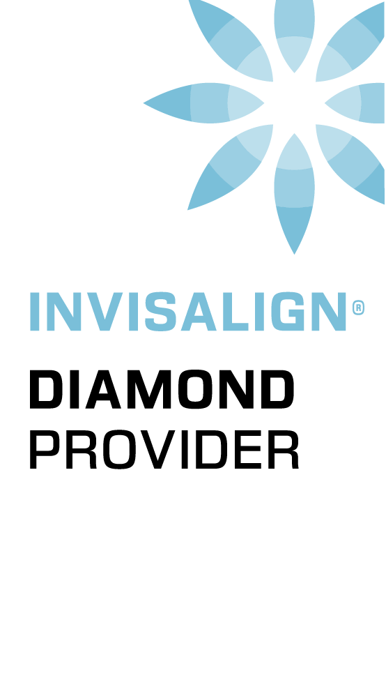 Invisalign 2026 diamond provider-black text-reverse