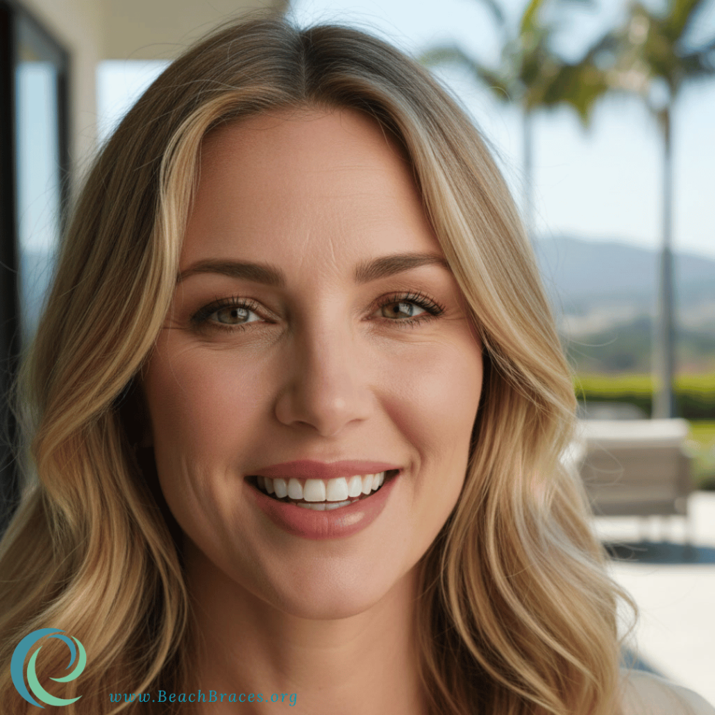 South Bay Mom with Invisalign for Upper or Lower Teeth Only - Beach Braces